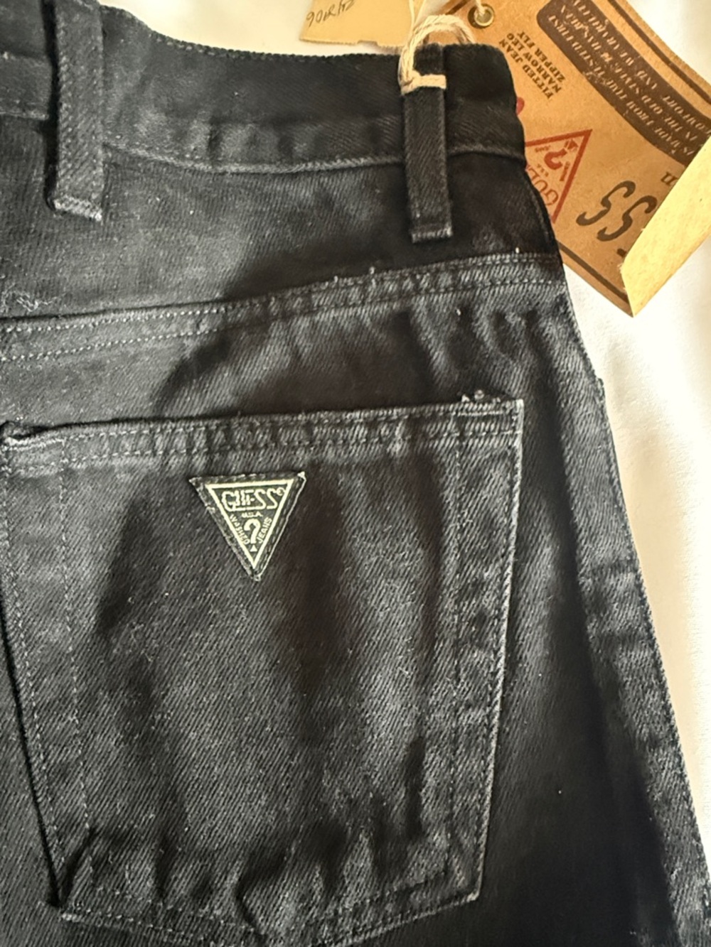 GUESS Style 39050-SH Women's High-Rise Black Denim Jeans - Size 27 NWT - Picture 5 of 8